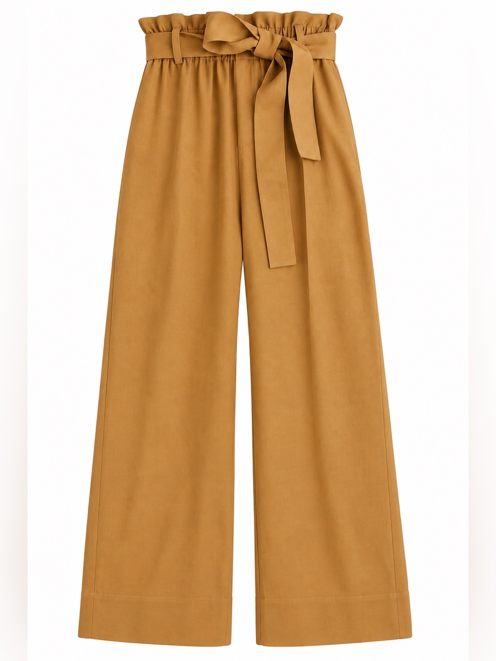 J Crew camel paper bag pants, size 8